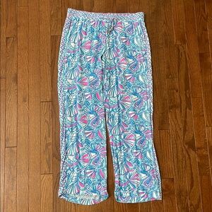 Lilly Pulitzer for Target Pink and Blue Casual Pants